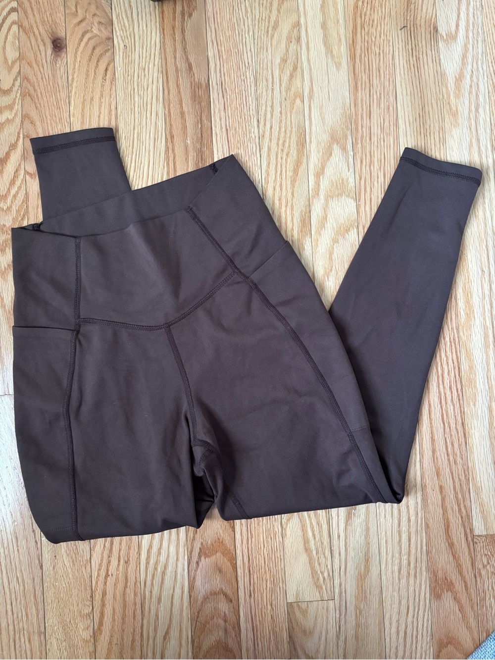 Avia High Rise Leggings Women’s Size S Brown Performance Yoga Gym Athletic Pants - Picture 6 of 10